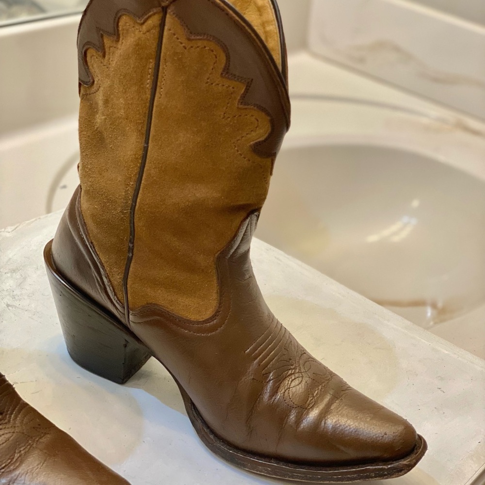 J B Dillon Women’s Cowboy western boots size 7B  great condition clean interior - Picture 6 of 9